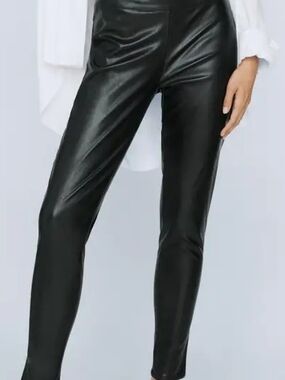 Slick Black Pants